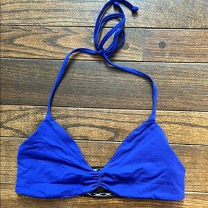 L space cobalt bikini top